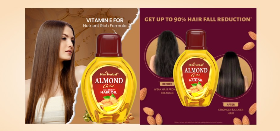 Almond Gold hair oil